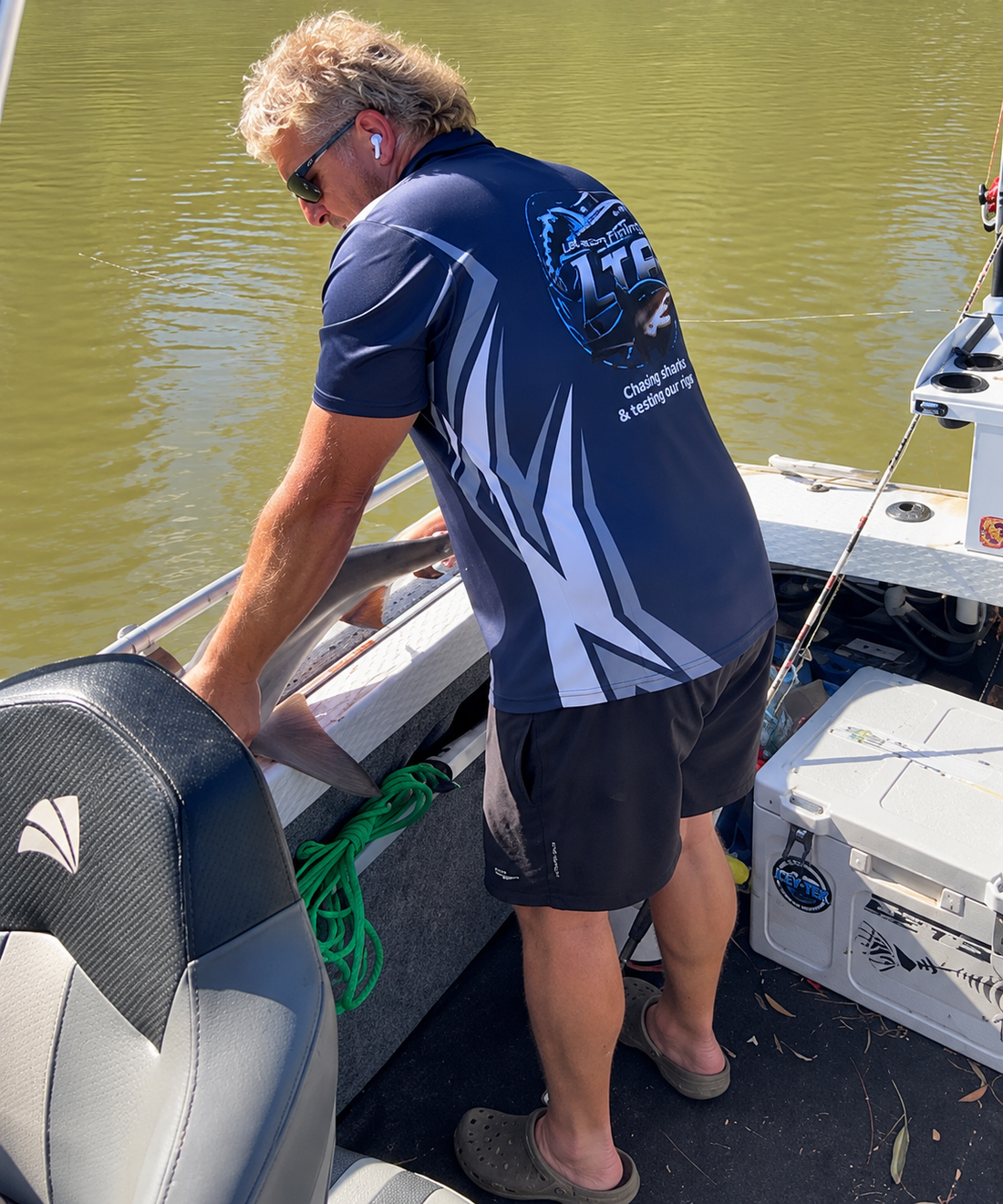 Brisbane River 1.05m Bull Shark | River Pup Shark Rig