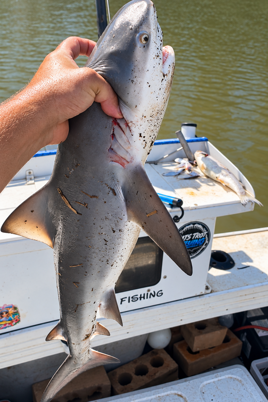 Two Brisbane River Bull Shark Pups for Drew | Shark Report