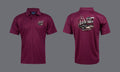 Lets Trot Fishing Premium Polo Maroon