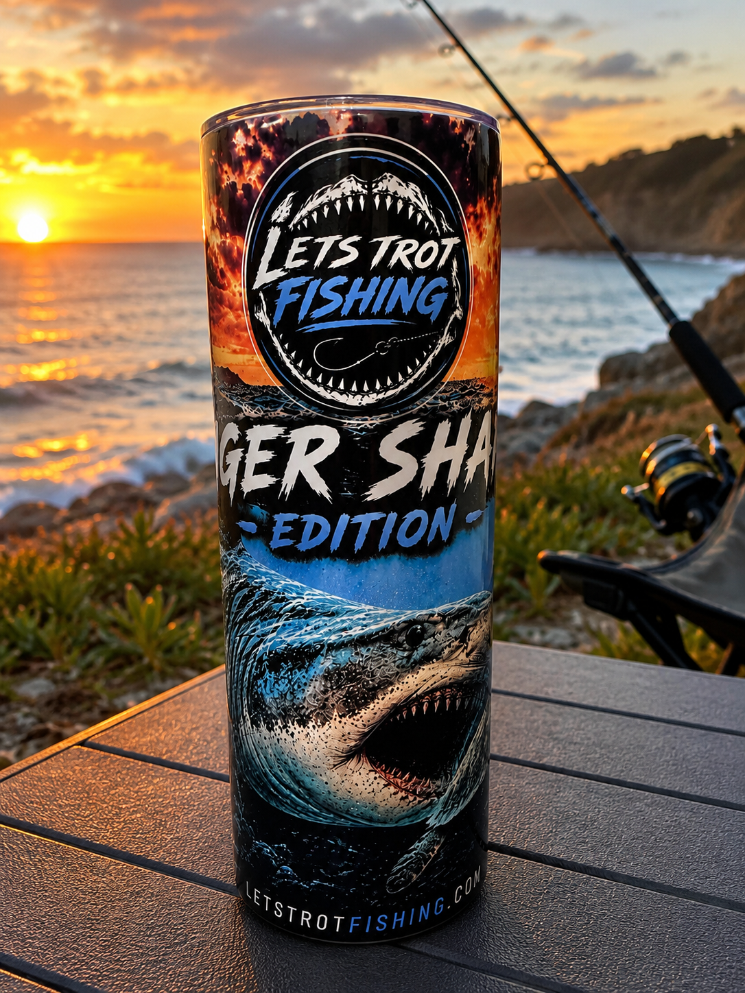 Tiger Shark Edition - 20oz Stainless Steel Tumbler