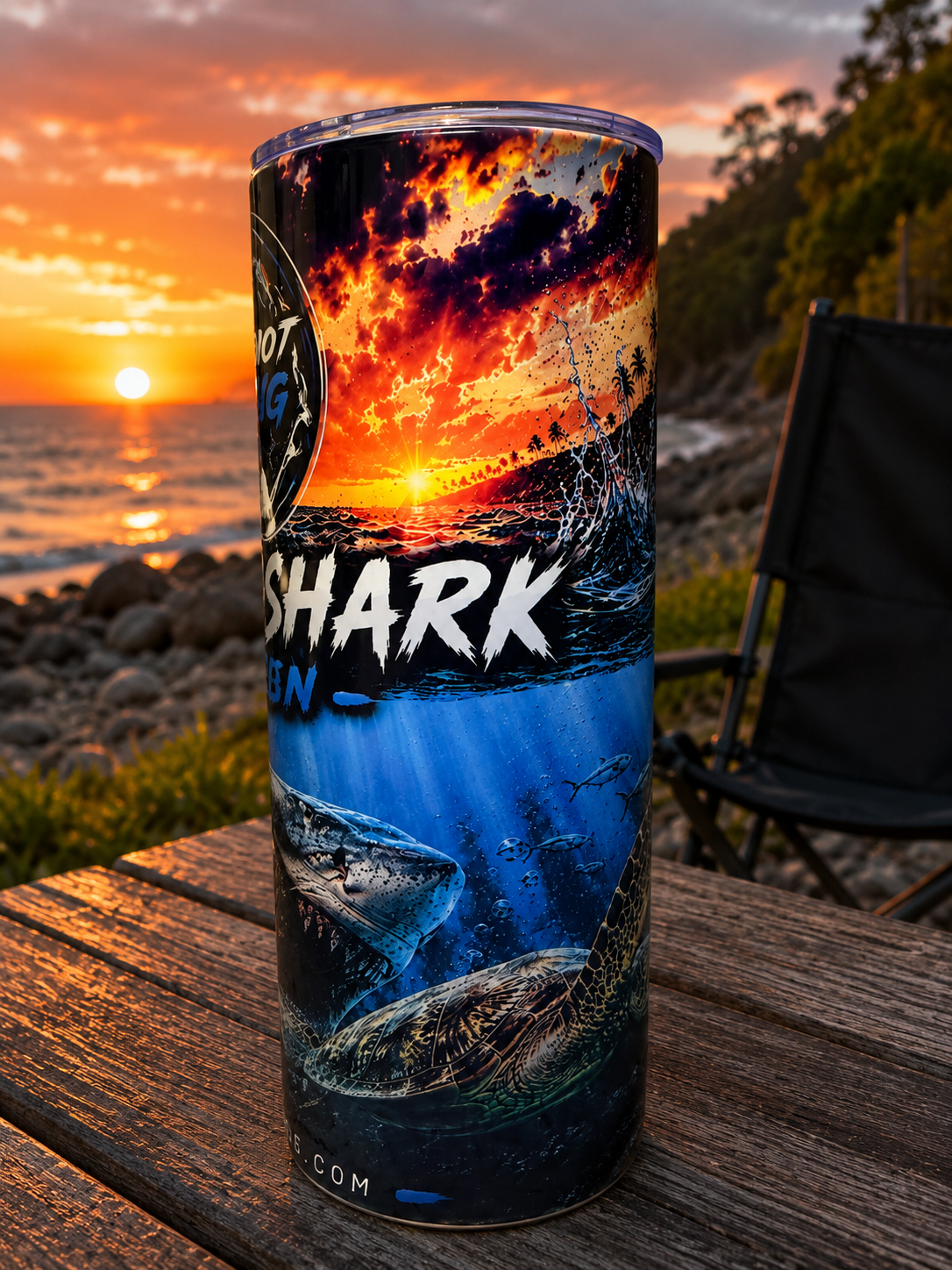 Tiger Shark Edition - 20oz Stainless Steel Tumbler