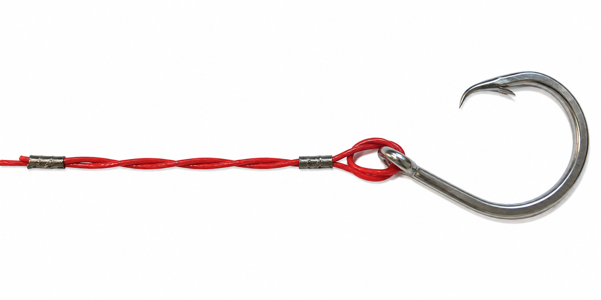 1.5m+ Heavy Castable Shark Rig – 2.5mm Stainless Trace Wire