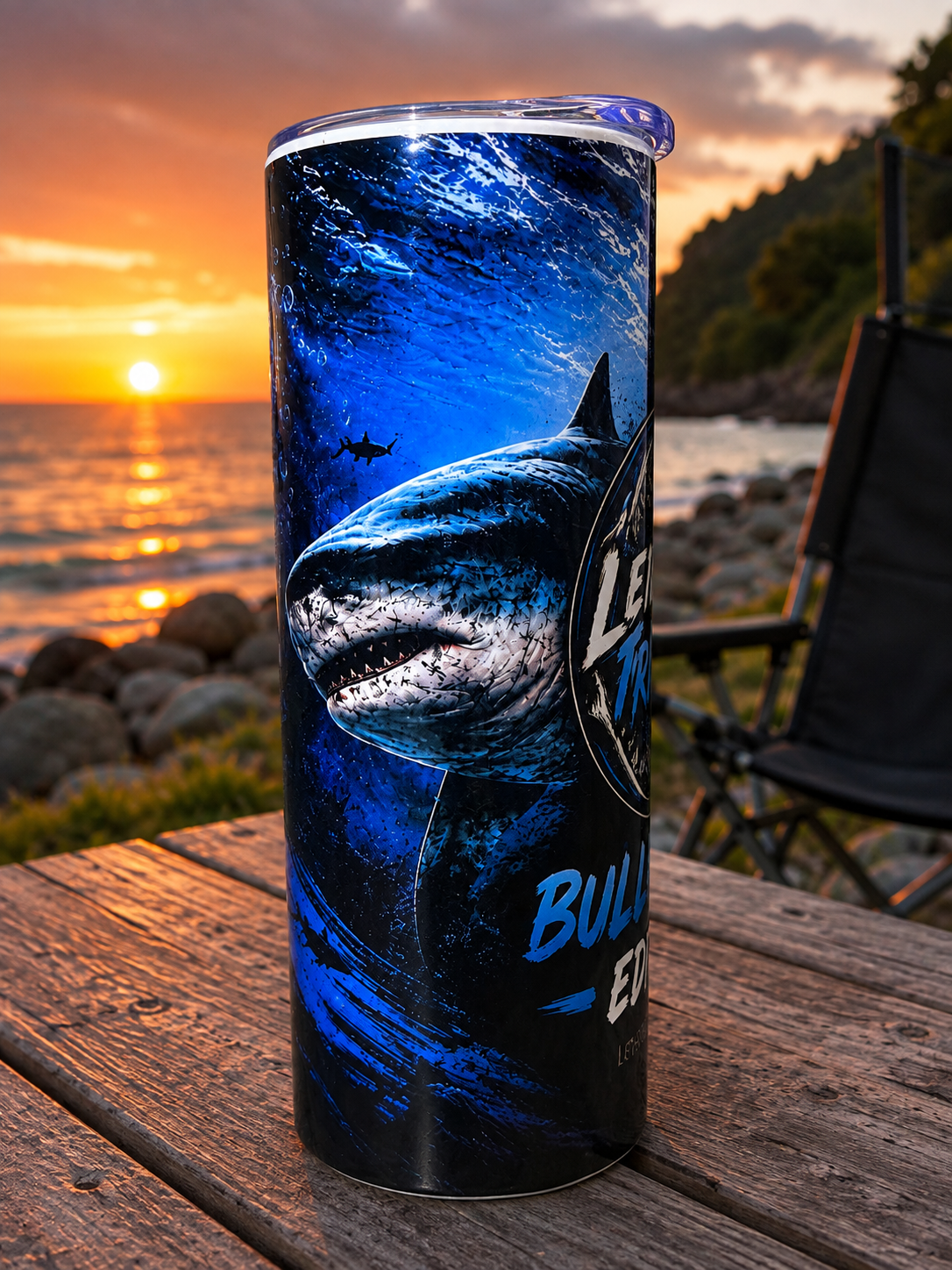 Bull Shark Edition - 20oz Stainless Steel Tumbler