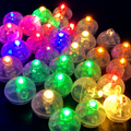 Round LED Balloon Fishing Lights – Pull Tab | White & Colour Changing